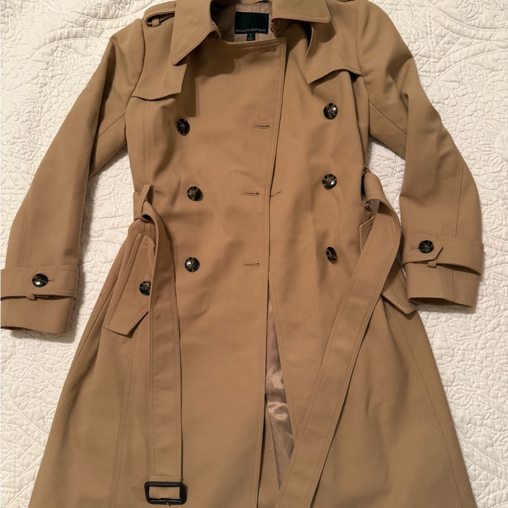 Banana Republic Tan Trench Coat